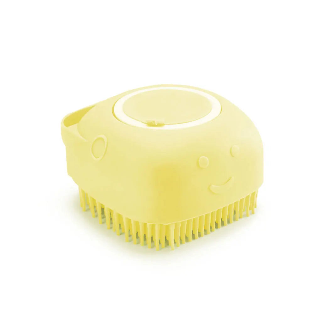 Silicone Pet Bath Brush Shampoo Dispenser